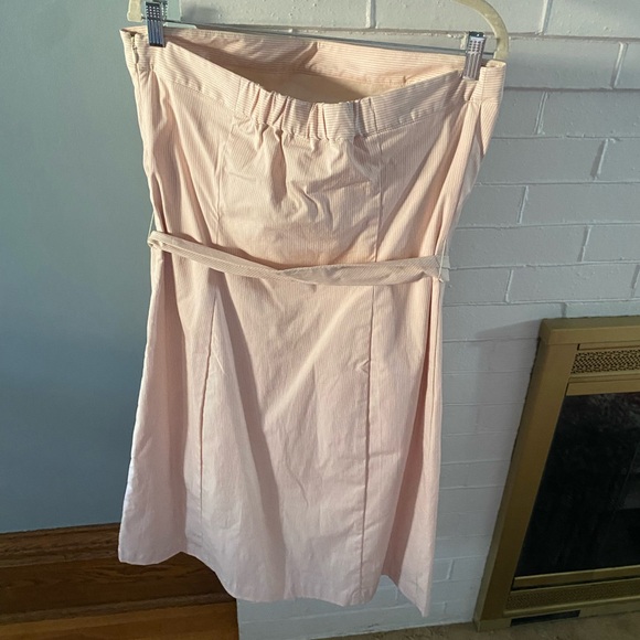 NWT Sz 14 Old Navy Pink and White Striped Dress - Picture 5 of 12